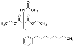 Diethyl 2-Acetamido-2-(2-octylphenethyl)malonate