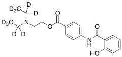 2-(Diethylamino)ethyl 4-(2-Hydroxybenzamido)benzoate-d10
