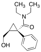 (1R,2R)-rel-N,N-Diethyl-2-(hydroxymethyl)-1-phenyl-cyclopropanecarboxamide