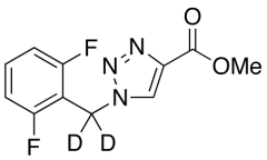 1-(2,6-Difluorobenzyl)-1H-1,2,3-triazole-4-carboxylic Acid Methyl Ester-d2