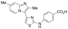 4-[[4-(2,7-Dimethylimidazo[1,2-a]pyridin-3-yl)-2-thiazolyl]amino]benzoic Acid