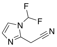 2-[1-(Difluoromethyl)-1H-imidazol-2-yl]acetonitrile
