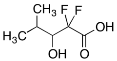 2,2-Difluoro-3-hydroxy-4-methyl-pentanoic acid