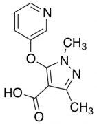 1,3-Dimethyl-5-(pyridin-3-yloxy)-1H-pyrazole-4-carboxylic Acid