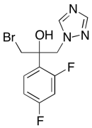 2-(2,4-Difluorophenyl)-1-(1H-1,2,4-triazol-1-yl)-3-bromopropan-2-ol