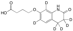 3,4-Dihydro-7-(3&rsquo;carboxy)propoxy-2(1H)-(quinolinone-2,2,3,3,6,8-d6)