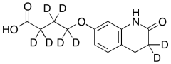 3,4-Dihydro-7-(3&rsquo;carboxy)propoxy-2(1H)-quinolinone-d8