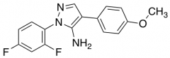 1-(2,4-Difluorophenyl)-4-(4-methoxyphenyl)-1H-pyrazol-5-amine