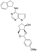 (4aS,6R,7S,7aR)-6-[4-[[(1S)-2,3-Dihydro-1H-inden-1-yl]amino]-7H-pyrrolo[2,3-d]pyrimidin-7-