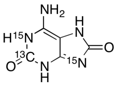 2,8-Dihydroxyadenine-13C,15N2 (Major)