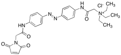 2-[[4-[(1E)-2-[4-[[2-(2,5-Dihydro-2,5-dioxo-1H-pyrrol-1-yl)acetyl]amino]phenyl]diazenyl]ph