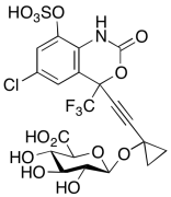 rac 8,14-Dihydroxy Efavirenz 14-O-&beta;-D-Glucuronide 8-O-Sulfate