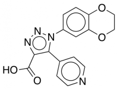 1-(2,3-dihydro-1,4-benzodioxin-6-yl)-5-pyridin-4-yl-1H-1,2,3-triazole-4-carboxylic acid