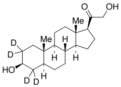 3&beta;,21-Dihydroxy-5&alpha;-pregnan-20-one-d4