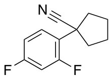 1-(2,4-difluorophenyl)cyclopentane-1-carbonitrile