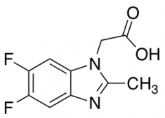 2-(5,6-difluoro-2-methyl-1H-1,3-benzodiazol-1-yl)acetic acid