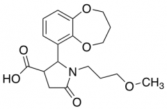 2-(3,4-dihydro-2H-1,5-benzodioxepin-6-yl)-1-(3-methoxypropyl)-5-oxopyrrolidine-3-carboxyli