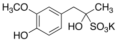&alpha;,4-Dihydroxy-3-methoxy-&alpha;-methyl-benzeneethanesulfonic Acid Potassium 