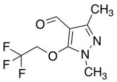 1,3-dimethyl-5-(2,2,2-trifluoroethoxy)-1H-pyrazole-4-carbaldehyde