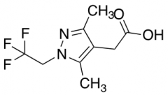 2-[3,5-dimethyl-1-(2,2,2-trifluoroethyl)-1H-pyrazol-4-yl]acetic acid