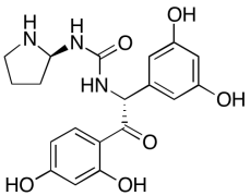 1-[(1R)-2-(2,4-Dihydroxyphenyl)-1-(3,5-dihydroxyphenyl)-2-oxoethyl]-3-[(S)-pyrrolidin-2-yl