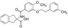 2,3-Dihydro-2-[[4-methoxy-3-[2-(3-methylphenyl)ethoxy]benzoyl]amino]-1H-Indene-2-carboxyli