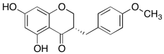 (3S)-2,3-Dihydro-5,7-dihydroxy-3-[(4-methoxyphenyl)methyl]-4H-1-benzopyran-4-one;