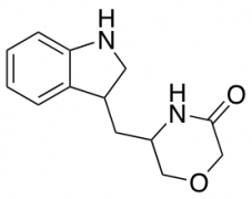 5-(2,3-Dihydro-1H-indol-3-ylmethyl)morpholin-3-one