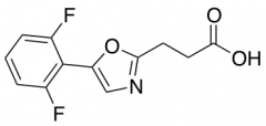 3-[5-(2,6-Difluorophenyl)-1,3-oxazol-2-yl]propanoic Acid
