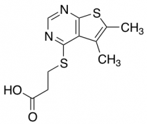 3-({5,6-Dimethylthieno[2,3-d]pyrimidin-4-yl}sulfanyl)propanoic acid