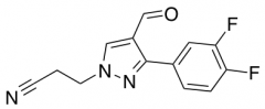 3-[3-(3,4-Difluorophenyl)-4-formyl-1H-pyrazol-1-yl]propanenitrile