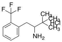 3,3-Dimethyl-1-[2-(trifluoromethyl)phenyl]butan-2-amine Hydrochloride