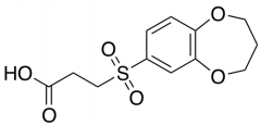 3-(3,4-Dihydro-2H-1,5-benzodioxepine-7-sulfonyl)propanoic Acid