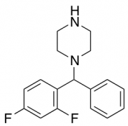 1-[(2,4-Difluorophenyl)(phenyl)methyl]piperazine