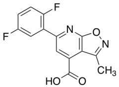 6-(2,5-Difluorophenyl)-3-methyl-[1,2]oxazolo[5,4-b]pyridine-4-carboxylic Acid