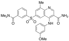 6-[[3-[(Dimethylamino)carbonyl]phenyl]sulfonyl]-4-[(3-methoxyphenyl)amino]-8-methyl-3-quin