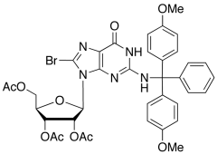 N-(4,4'-Dimethoxytrityl)-8-bromoguanosine 2',3',5'-Triacetate