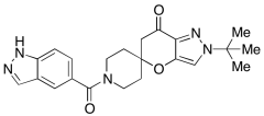 2'-(1,1-Dimethylethyl)-2',6'-dihydro-1-(1H-indazol-5-ylcarbonyl)spiro[piperidine-4,5'(7'H)