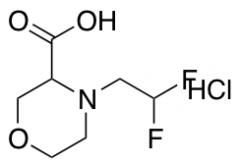 4-(2,2-Difluoroethyl)morpholine-3-carboxylic Acid Hydrochloride