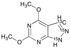 4,6-Dimethoxy-1H-pyrazolo[3,4-d]pyrimidine-13C,15N2