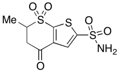 5,6-Dihydro-6-methyl-4-oxo-4H-thieno[2,3-b]thiopyran-2-sulfonamide 7,7-Dioxide