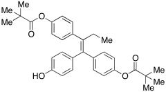 2,2-Dimethylpropanoic Acid 1,1'-[[1-Ethyl-2-(4-hydroxyphenyl)-1,2-ethenediyl]di-4,1-phenyl