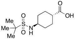 trans-4-(1,1-Dimethylethylsulfonamido)cyclohexanecarboxylic Acid