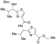 2-[(1S)-1-[[[2-[(1S)-1-[[(1,1-Dimethylethoxy)carbonyl]amino]-2-methylpropyl]-4-thiazolyl]c