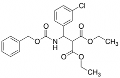 Diethyl 2-[{[(Benzyloxy)carbonyl]amino}(3-chlorophenyl)methyl]malonate