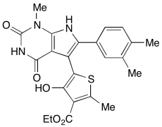 5-[6-(3,4-Dimethylphenyl)-2,3,4,7-tetrahydro-1-methyl-2,4-dioxo-1H-pyrrolo[2,3-d]pyrimidin