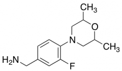 [4-(2,6-Dimethylmorpholin-4-yl)-3-fluorophenyl]methanamine