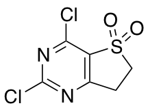 2,4-Dichloro-6H,7H-5lambda6-thieno[3,2-d]pyrimidine-5,5-dione
