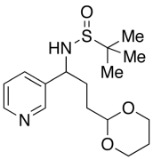 N-[3-(1,3-Dioxan-2-yl)-1-(3-pyridinyl)propyl]-2-methyl-2-propanesulfinamide