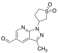 1-(1,1-Dioxo-1lambda6-thiolan-3-yl)-3-methyl-1H-pyrazolo[3,4-b]pyridine-5-carbaldehyde